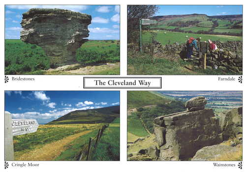 The Cleveland Way A4 Greetings Cards
