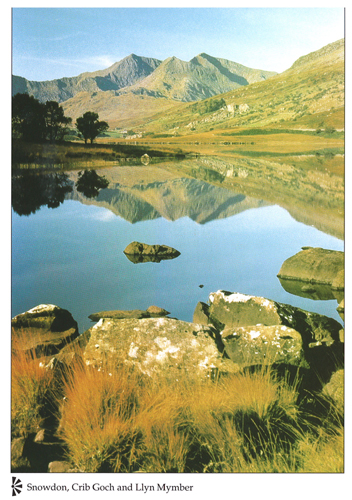 Snowden, Crib Goch and Llyn Mymbyr A4 Greetings Cards