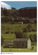 Barns near West Burton A4 Greetings Cards