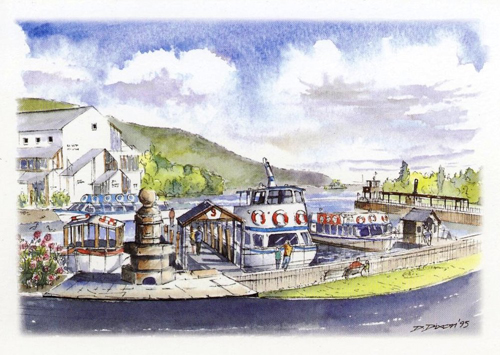 Bowness on Windermere A5 Greetings Cards