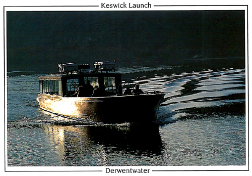 Keswick Launch, Derwentwater A5 Greetings Cards