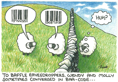 To baffle eavesdroppers ... Postcards