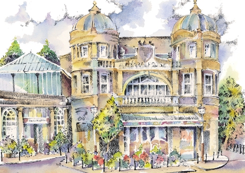 Buxton Watercolour Greetings Cards