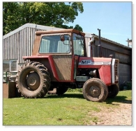 Old Tractor Square Cards