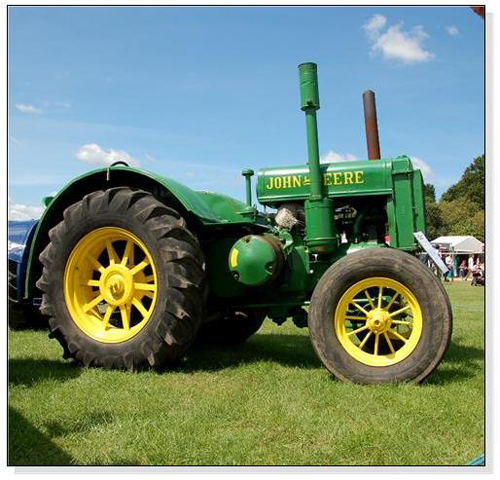 Old Tractor Square Cards