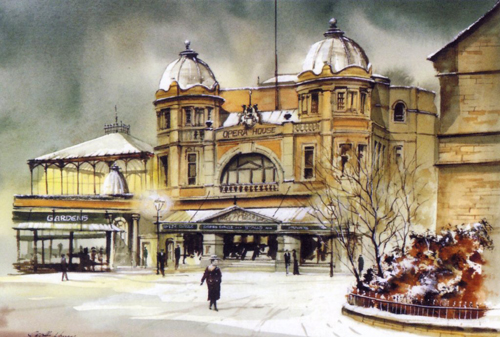 Buxton in Winter Watercolour Greetings Cards