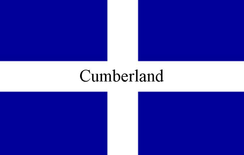 Cumberland Flag Picture Magnets