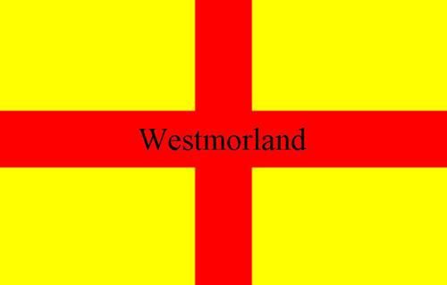 Westmorland Flag Picture Magnets