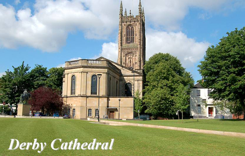 Derby Cathedral Picture Magnets