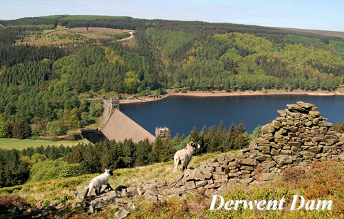 Derwent Dam Picture Magnets