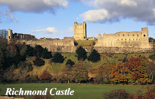 Richmond Castle Picture Magnets