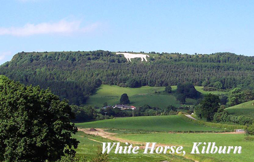 White Horse, Kilburn Picture Magnets