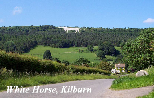 White Horse, Kilburn Picture Magnets