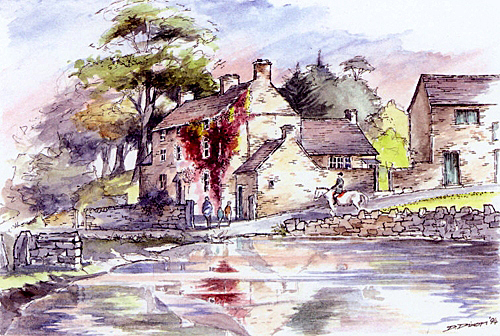 Tissington Watercolour Postcards