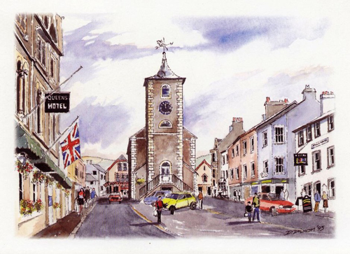 Keswick watercolour postcards