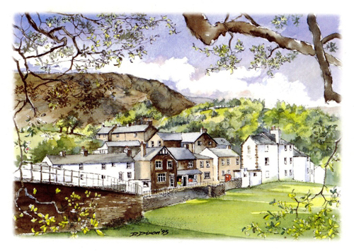 Patterdale watercolour postcards
