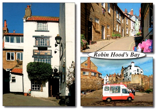 Robin Hood's Bay postcards