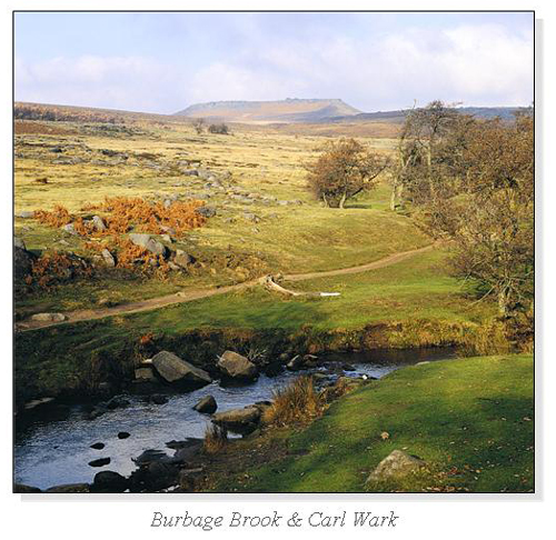 Burbage Brook & Carl Wark Square Cards