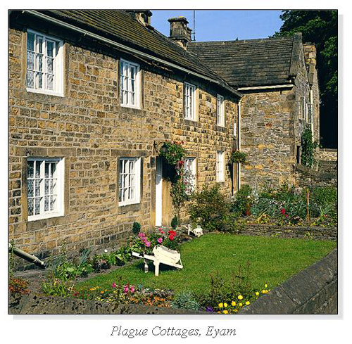 Plague Cottages, Eyam Square Cards