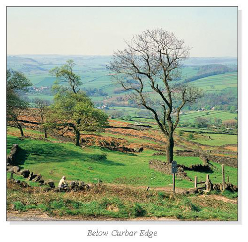 Below Curbar Edge Square Cards