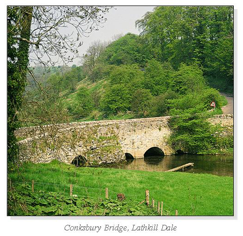 Conksbury Bridge, Lathkill Dale Square Cards