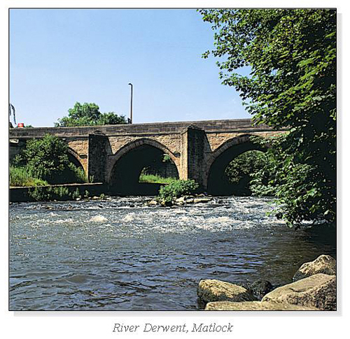 River Derwent, Matlock Square Cards