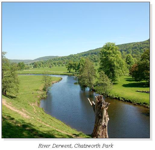River Derwent, Chatsworth Park Square Cards
