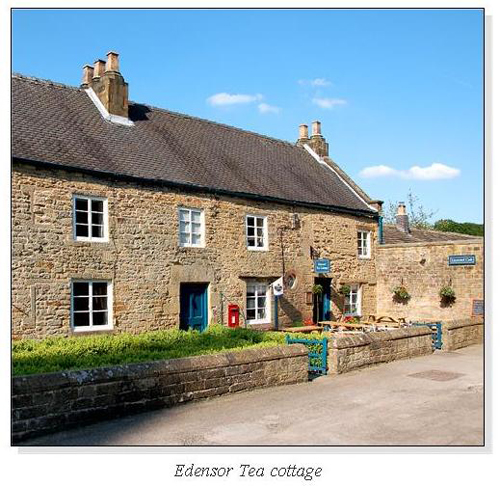 Edensor Tea Cottage Square Cards