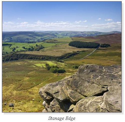 Stanage Edge Square Cards