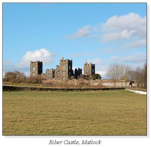 Riber Castle, Matlock Square Cards