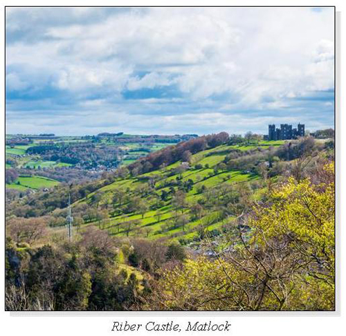 Riber Castle, Matlock Square Cards