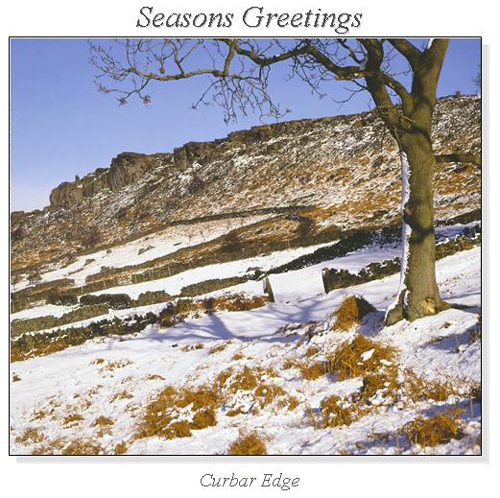 Curbar Edge Christmas Square Cards
