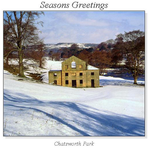 Chatsworth Park Christmas Square Cards