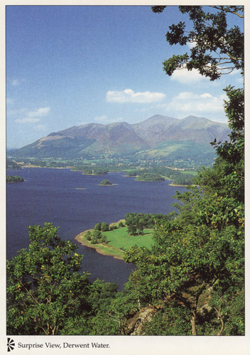 Surprise View, Derwentwater postcards