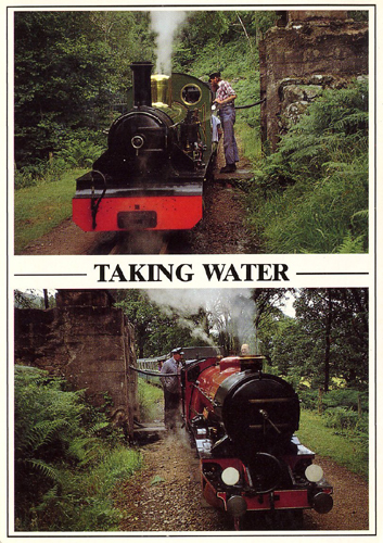 Taking Water (Ravenglass and Eskdale Railway) postcards