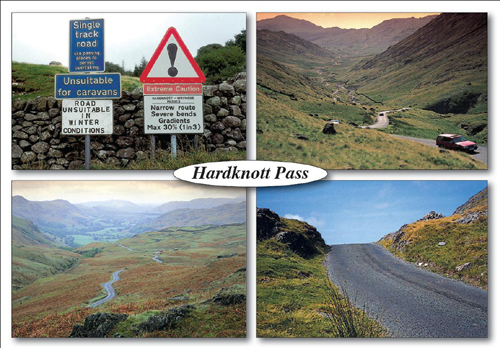 Hardknott Pass Postcards