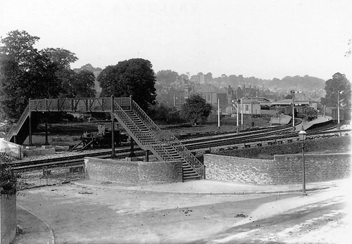 Ashbourne Station (circa 1900) postcards