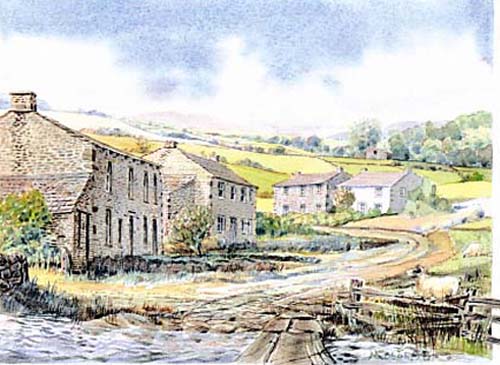 Secret Pennines Watercolour postcards
