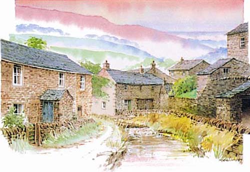 Secret Pennines Watercolour postcards