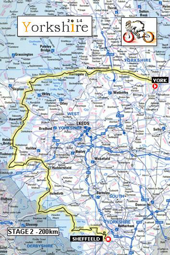 Tour de France - Yorkshire 2014, Stage 2 Postcards