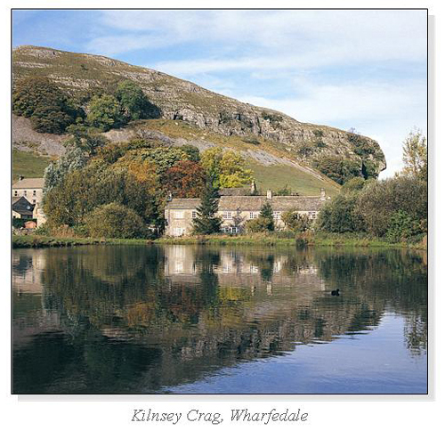 Kilnsey Crag, Wharfedale Square Cards