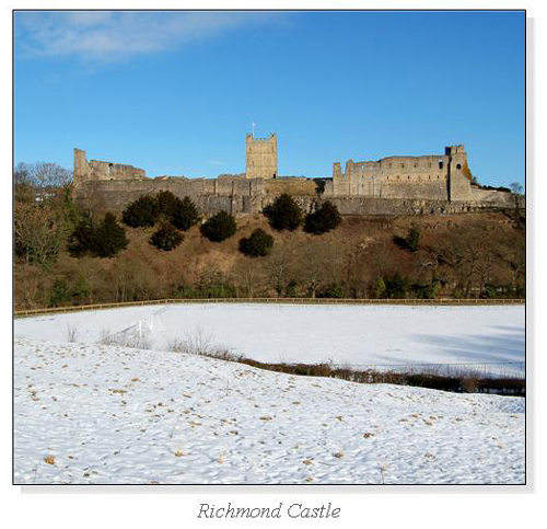 Richmond Castle Square Cards