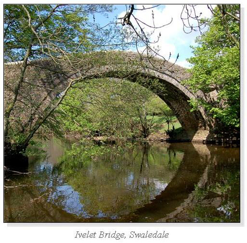 Ivelet Bridge, Swaledale Square Cards