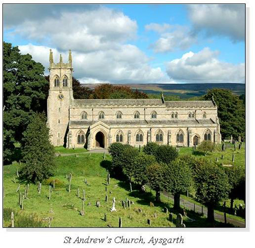 St Andrew's Church, Aysgarth Square Cards