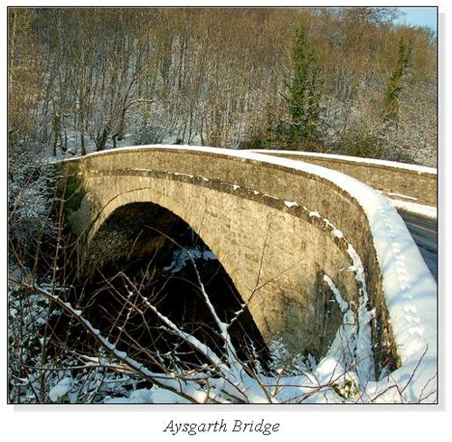 Aysgarth Bridge Square Cards