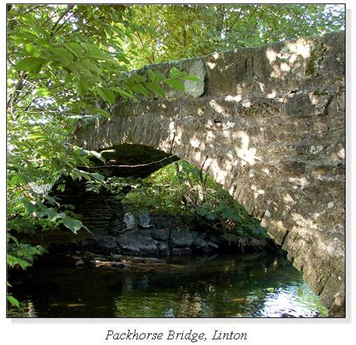Packhorse Bridge, Linton Square Cards