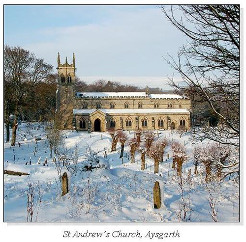 St Andrew's Church, Aysgarth Square Cards