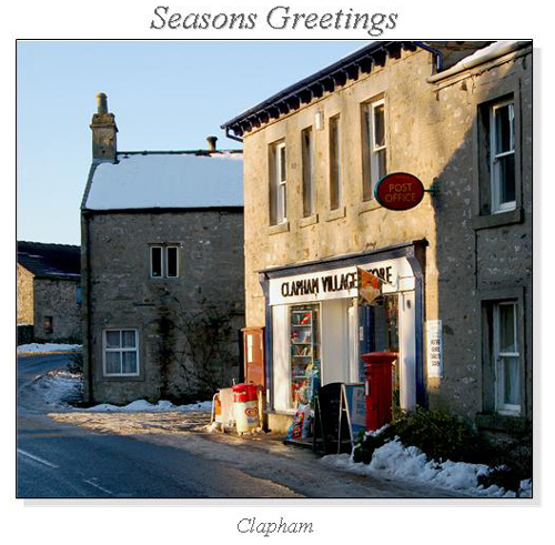 Clapham Christmas Square Cards