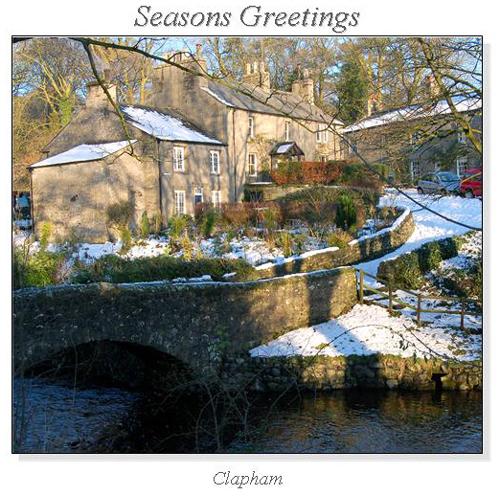 Clapham Christmas Square Cards