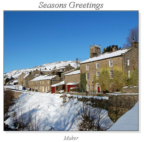 Muker Christmas Square Cards